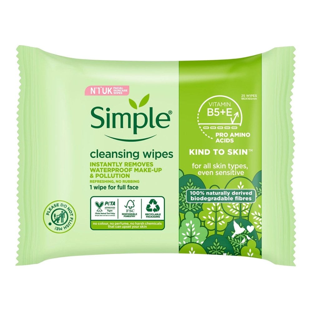 Simple Kind to Skin Facial Wipes