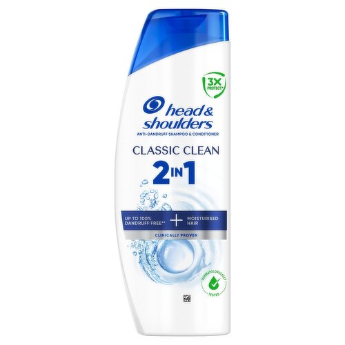 Head & Shoulders Classic Clean 2in1 Anti-Dandruff Shampoo and Conditioner 250ml